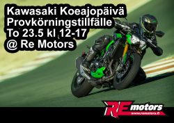 Kawasaki Provkörningstillfälle to 23.5 kl 12-17.00