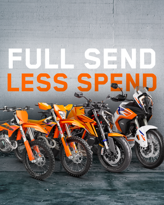 KTM KAMPANJA - FULL SEND, LESS SPEND