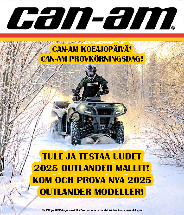 Can-am 2025 koeajopäivä 26.2.2025!