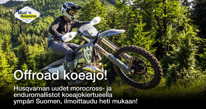 Husqvarna Offroad Days 2025 provkörningstillfälle 29.8.2023 i Kovjoki