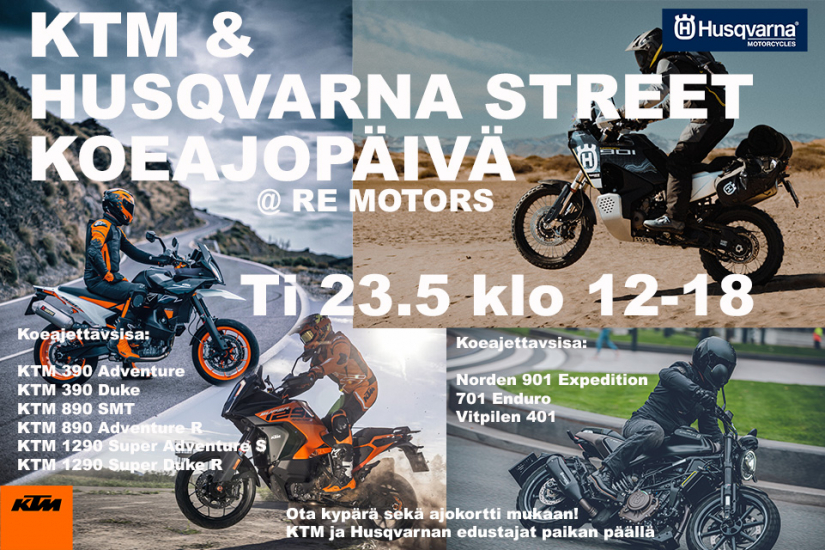 KTM and  Husqvarna Street Motorcycle Test ride Day 23.5