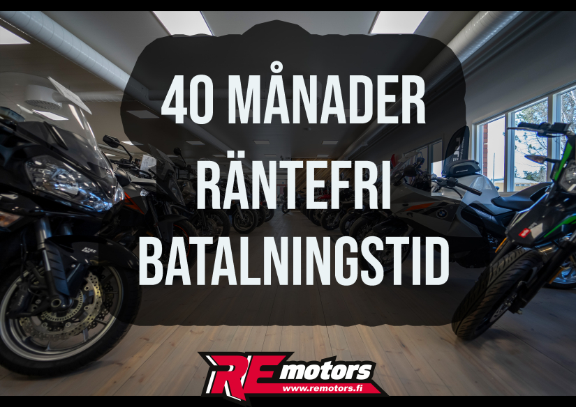 Nu 40 månaders räntefri betalninsgtid!