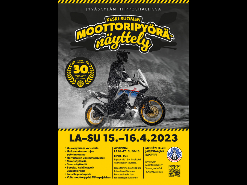 This weekend We're particing in a Motorcycle fair in Jyväskylä 